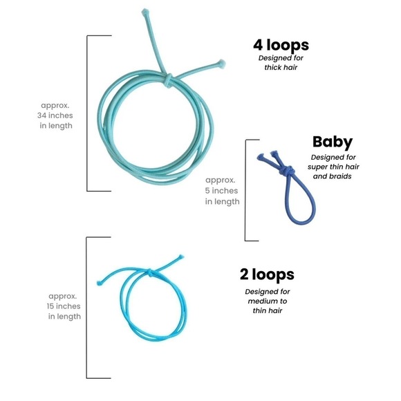 TIY Hair Ties Giddy Refill Neon Green Elastic Cords - Picture 8 of 8